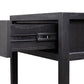 Sullivan Small Nightstand - Brushed Black Acacia Solid