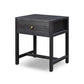 Sullivan Small Nightstand - Brushed Black Acacia Solid