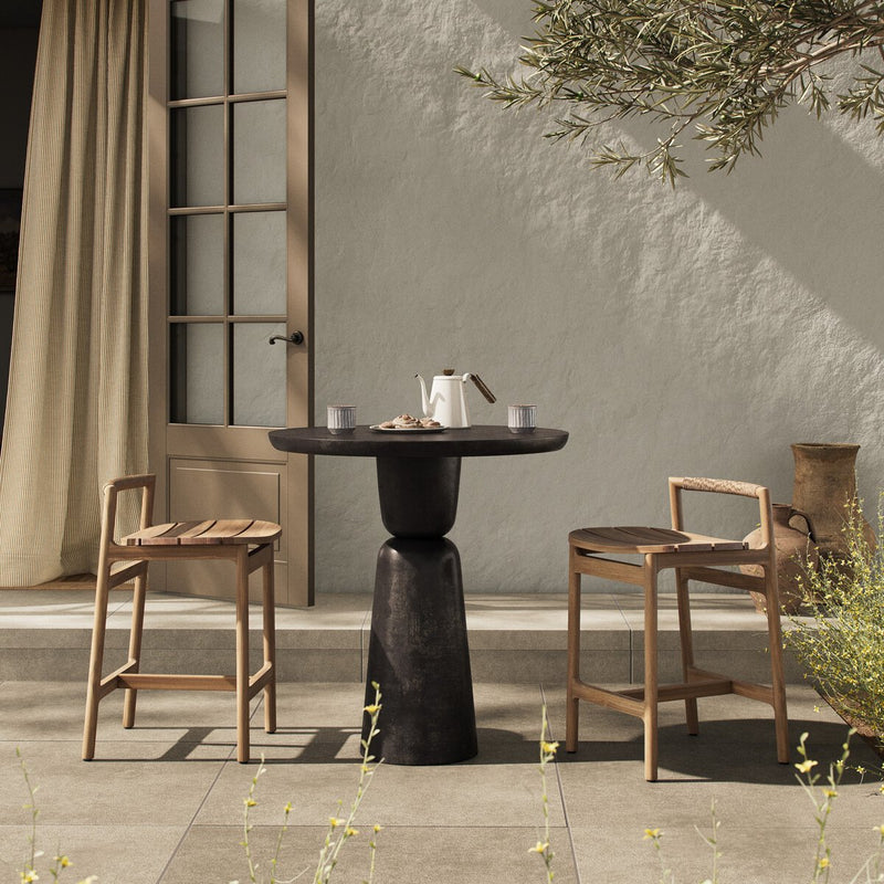 Brixton Outdoor Bar + Counter Table - Distressed Bronze