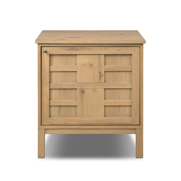 Alessio Nightstand - Aged Natural Oak
