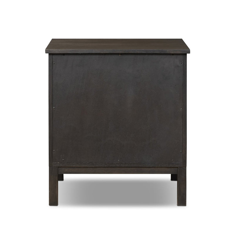 Alessio Nightstand - Smoked Black