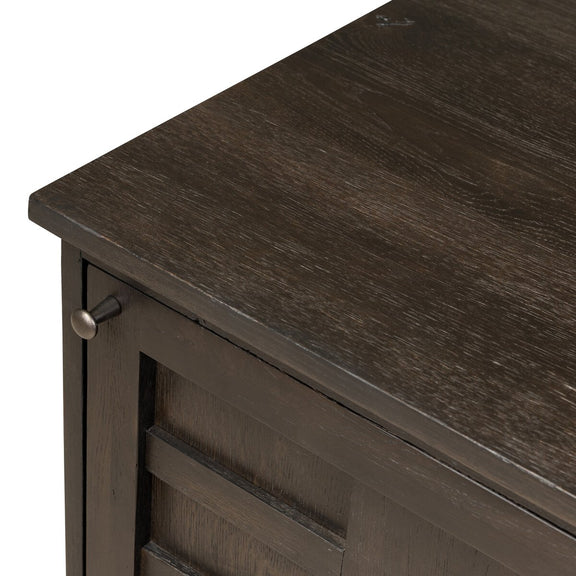 Alessio Nightstand - Smoked Black