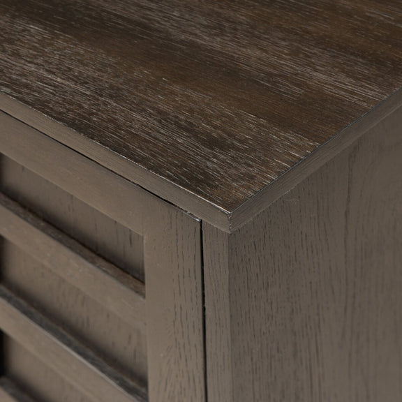 Alessio Nightstand - Smoked Black