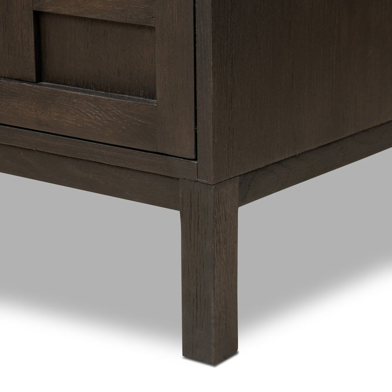 Alessio Nightstand - Smoked Black