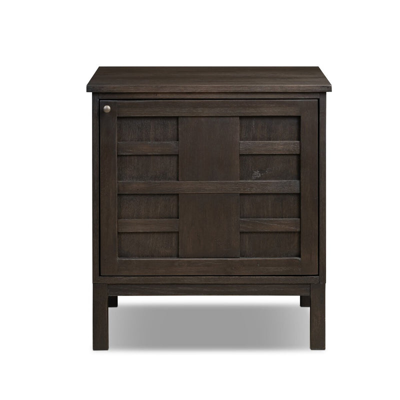 Alessio Nightstand - Smoked Black