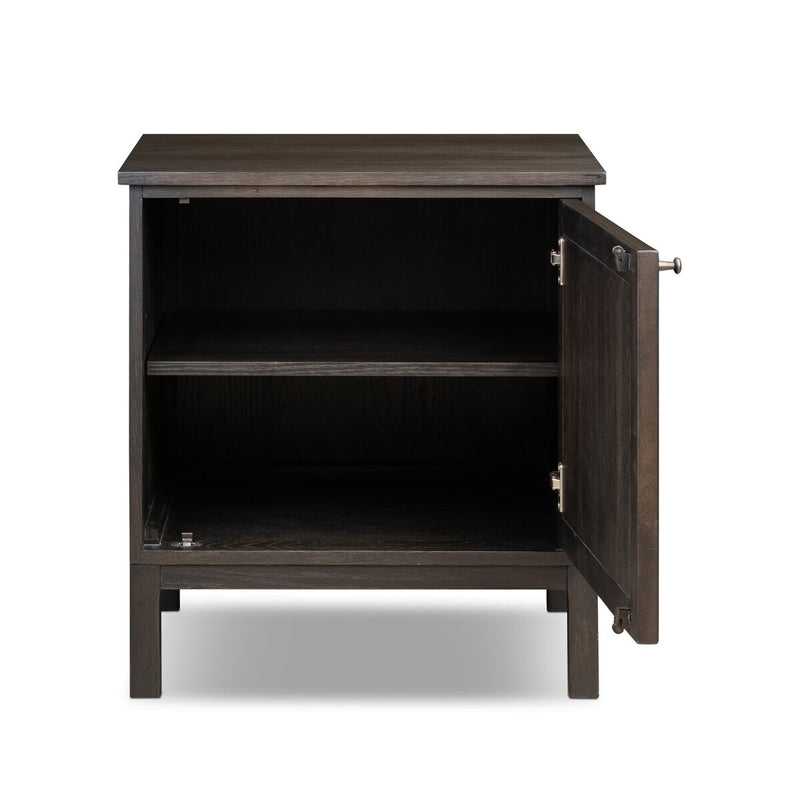 Alessio Nightstand - Smoked Black