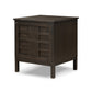 Alessio Nightstand - Smoked Black
