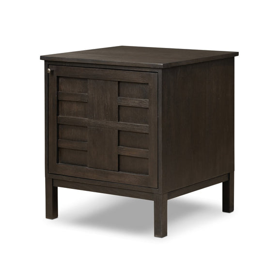 Alessio Nightstand - Smoked Black