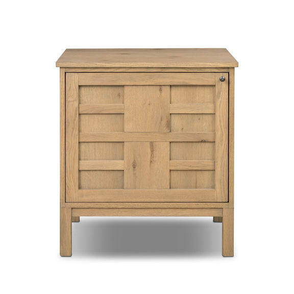 Alessio Nightstand - Aged Natural Oak