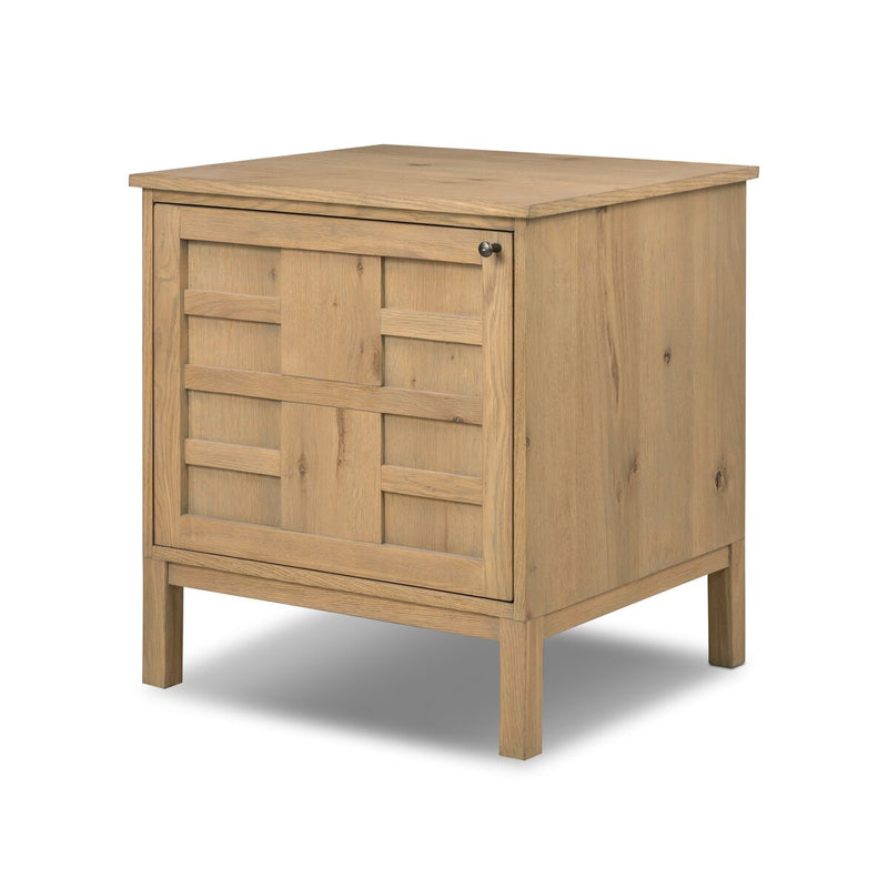 Alessio Nightstand - Aged Natural Oak