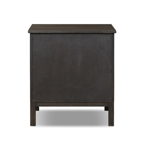 Alessio Nightstand - Smoked Black