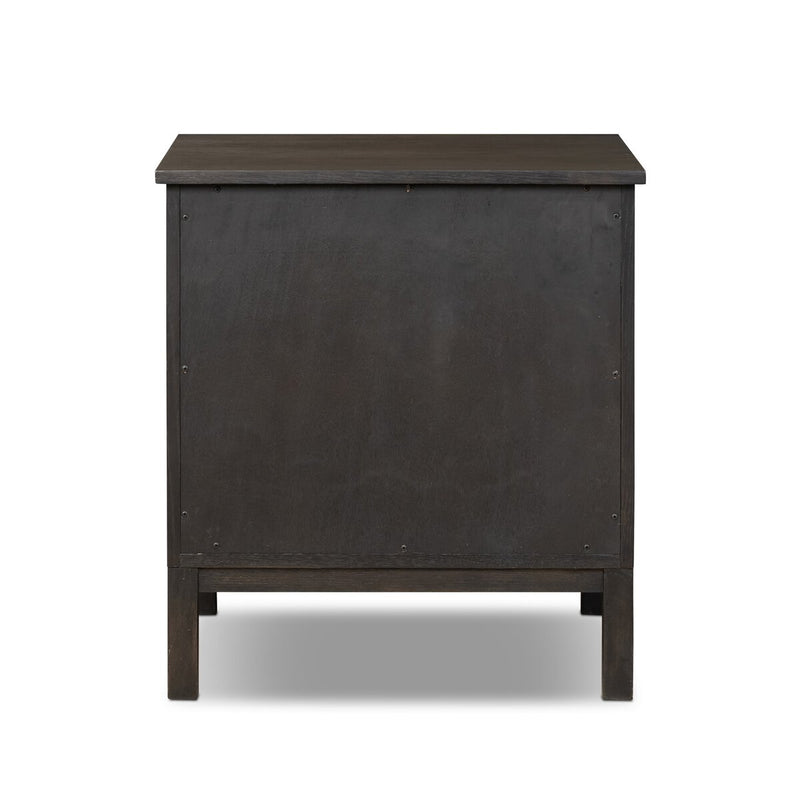 Alessio Nightstand - Smoked Black