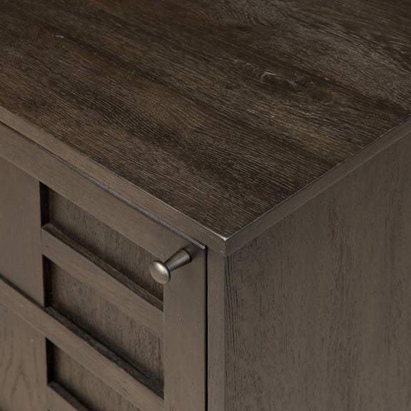 Alessio Nightstand - Smoked Black