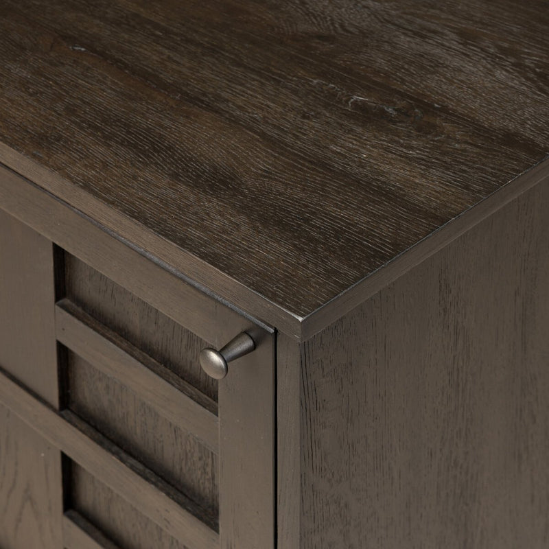 Alessio Nightstand - Smoked Black