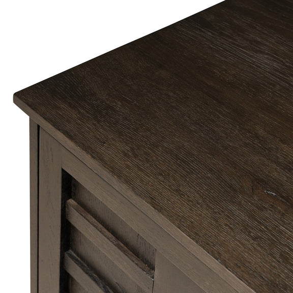 Alessio Nightstand - Smoked Black