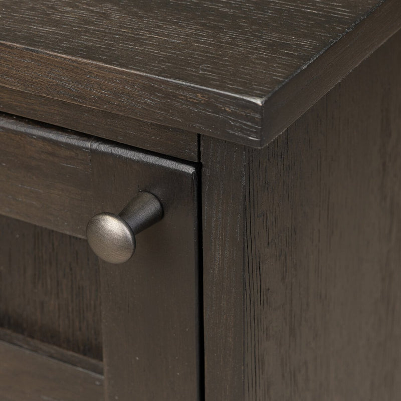 Alessio Nightstand - Smoked Black