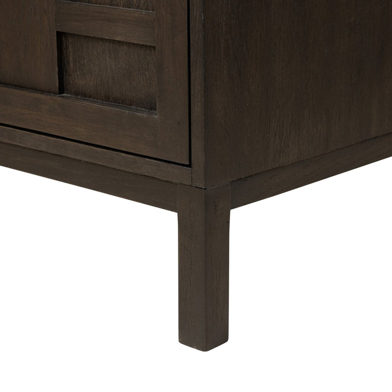 Alessio Nightstand - Smoked Black