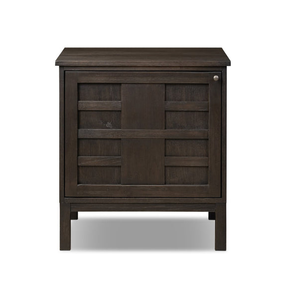 Alessio Nightstand - Smoked Black