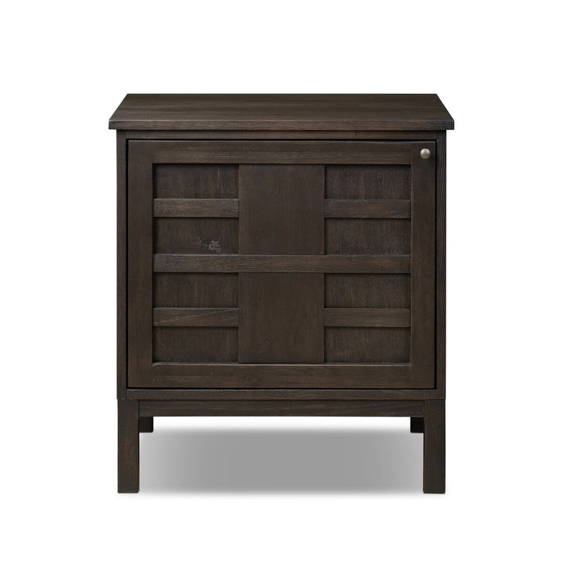 Alessio Nightstand - Smoked Black