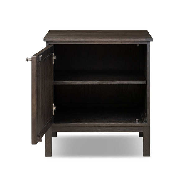 Alessio Nightstand - Smoked Black