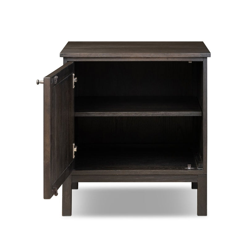 Alessio Nightstand - Smoked Black