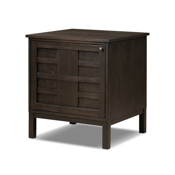 Alessio Nightstand - Smoked Black