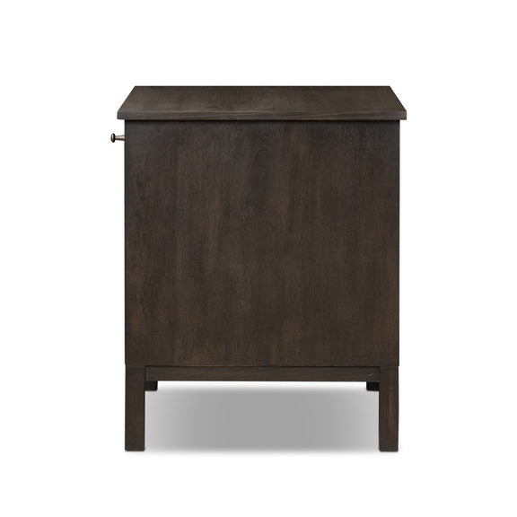 Alessio Nightstand - Smoked Black