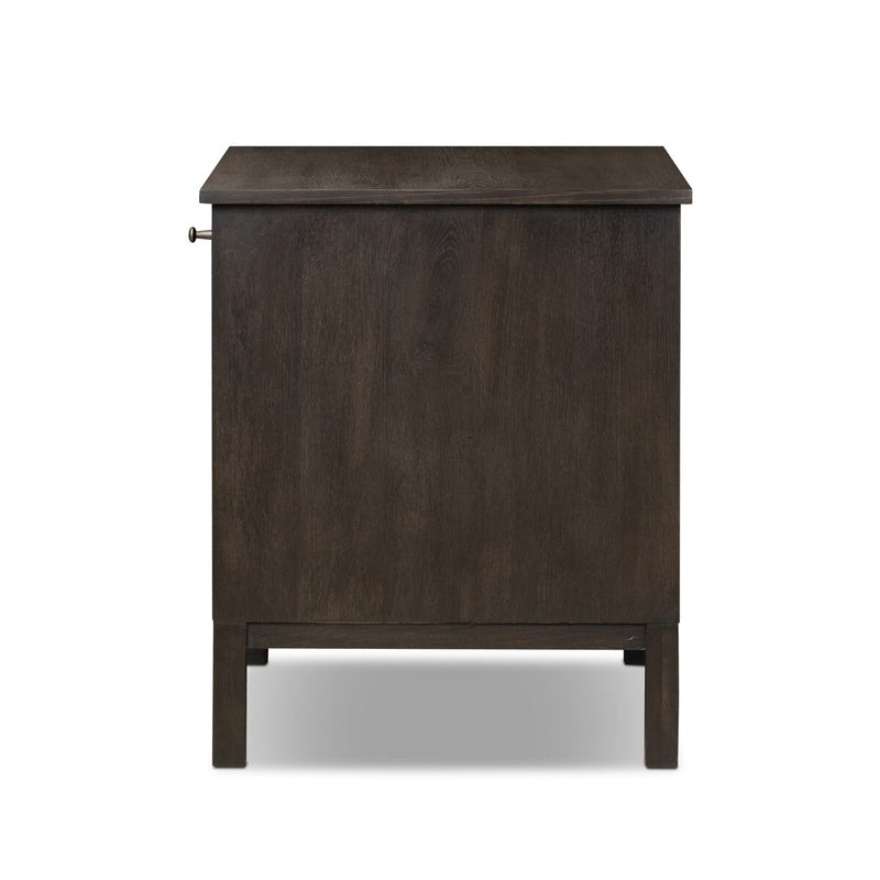 Alessio Nightstand - Smoked Black