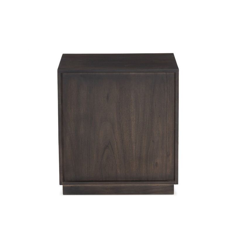 Tussac Nightstand - Matte Brown Neem