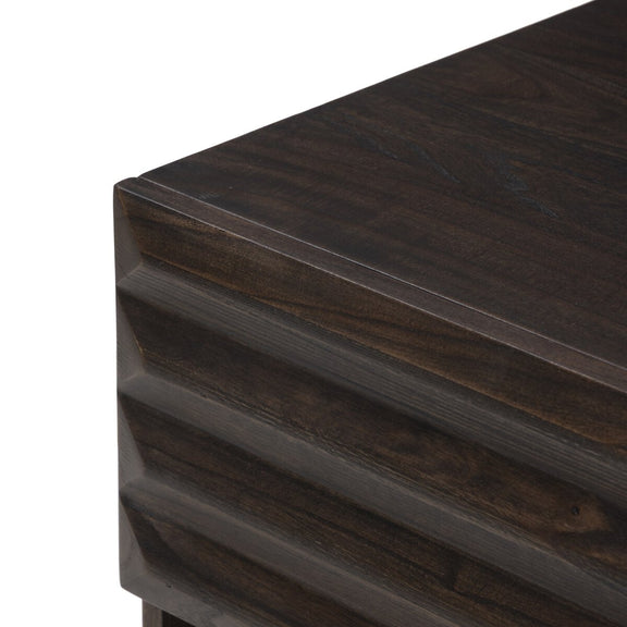 Tussac Nightstand - Matte Brown Neem