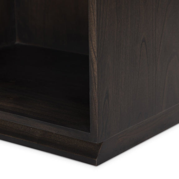 Tussac Nightstand - Matte Brown Neem