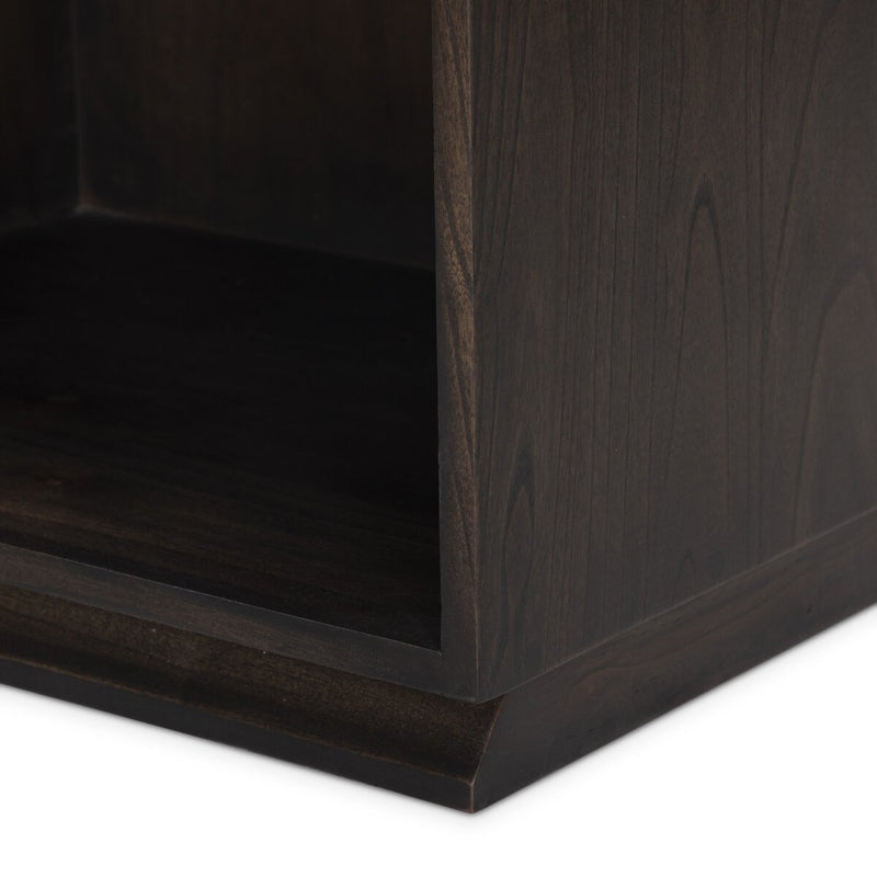 Tussac Nightstand - Matte Brown Neem