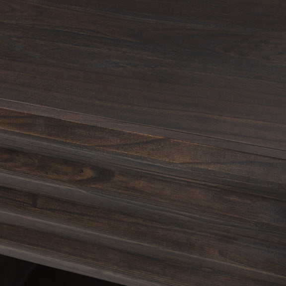 Tussac Nightstand - Matte Brown Neem