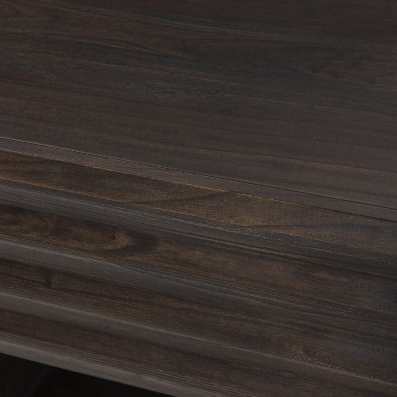 Tussac Nightstand - Matte Brown Neem