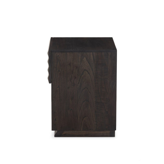 Tussac Nightstand - Matte Brown Neem