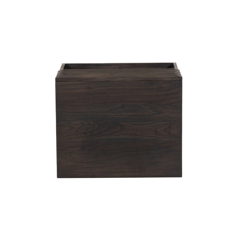 Tussac Nightstand - Matte Brown Neem
