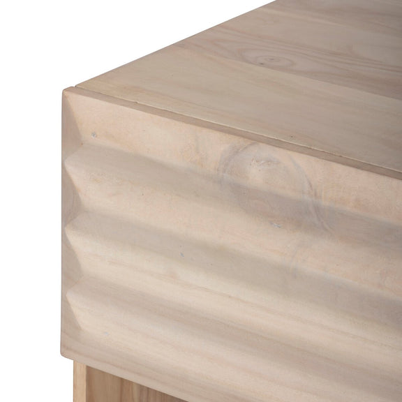 Tussac Nightstand - Natural White Neem
