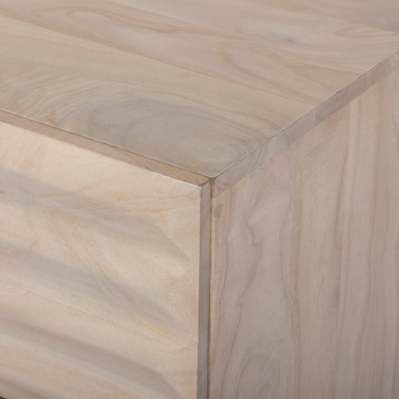 Tussac Nightstand - Natural White Neem