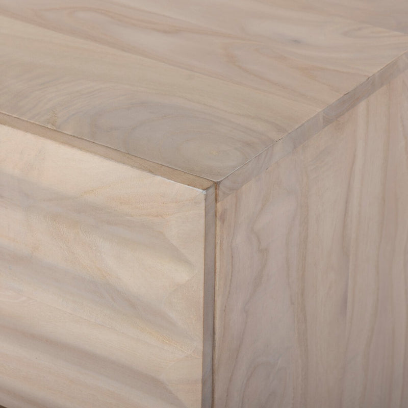 Tussac Nightstand - Natural White Neem