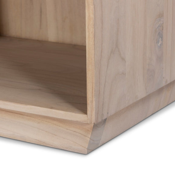 Tussac Nightstand - Natural White Neem