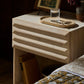 Tussac Nightstand - Natural White Neem