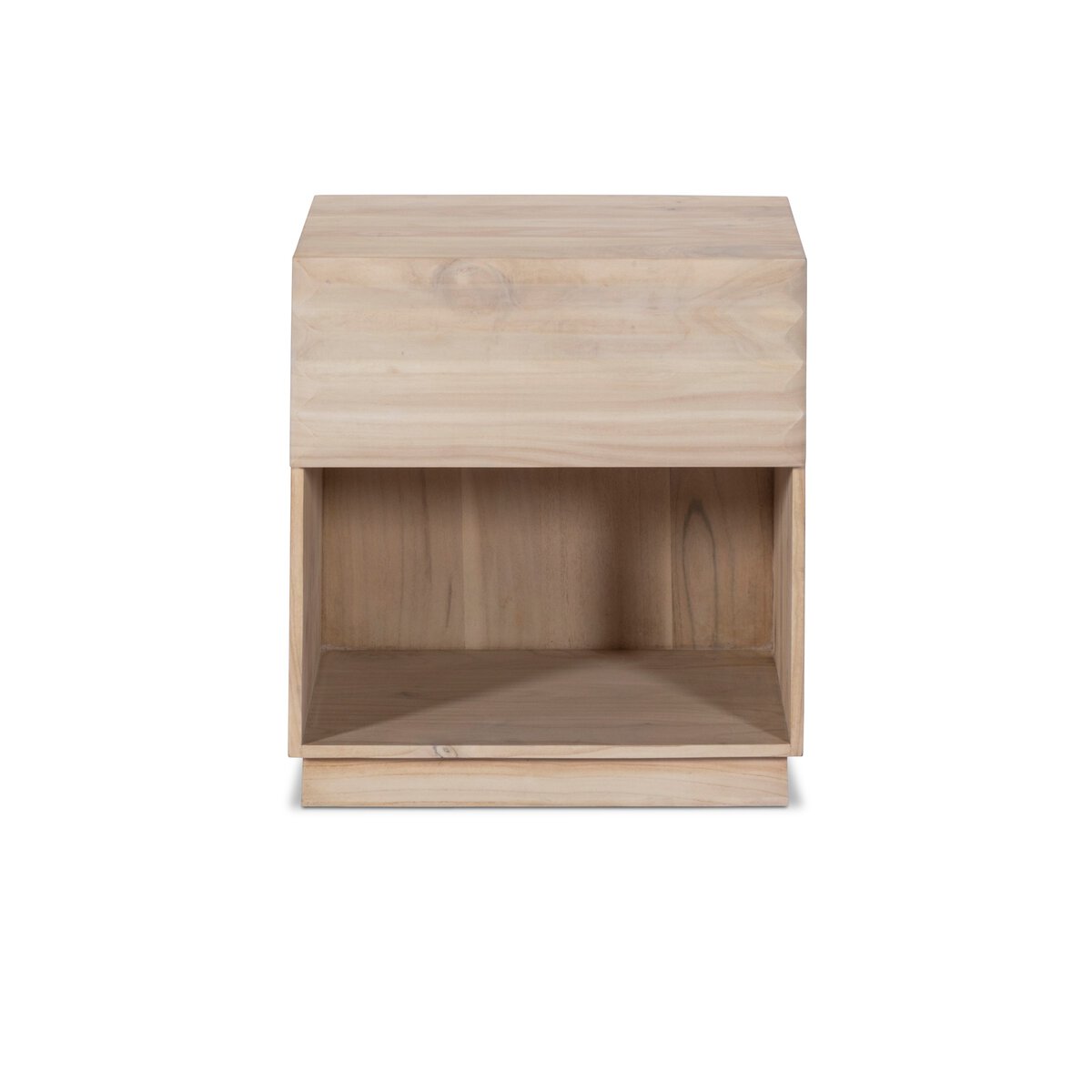 Tussac Nightstand - Natural White Neem
