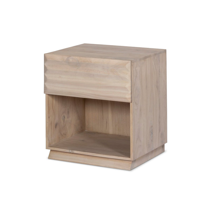 Tussac Nightstand - Natural White Neem