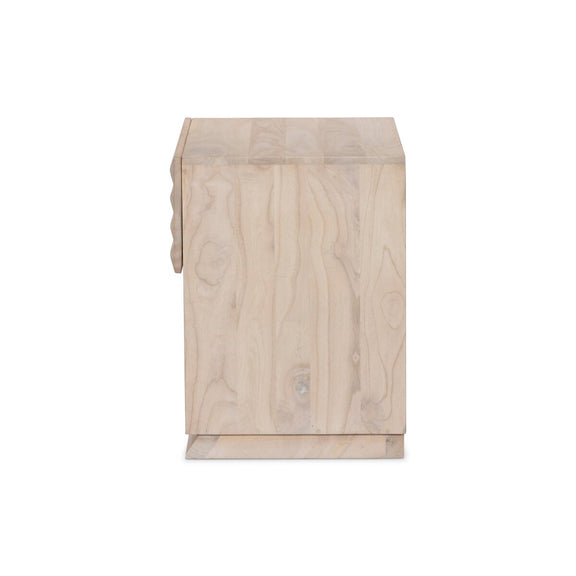 Tussac Nightstand - Natural White Neem