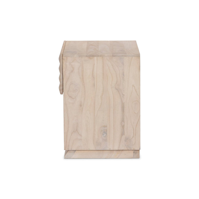Tussac Nightstand - Natural White Neem