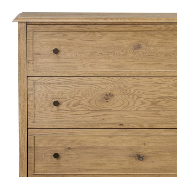 Maggie Tall Chest - Aged Smoked Oak