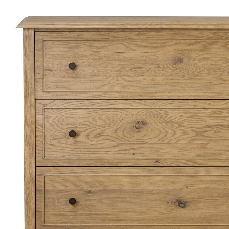 Maggie Tall Chest - Aged Smoked Oak