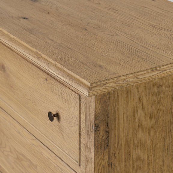 Maggie Tall Chest - Aged Smoked Oak