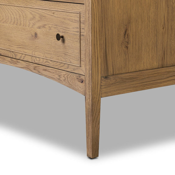 Maggie Tall Chest - Aged Smoked Oak