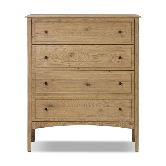 Maggie Tall Chest - Aged Smoked Oak